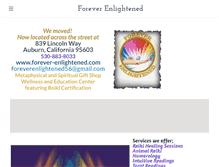 Tablet Screenshot of forever-enlightened.com